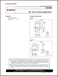 datasheet for 2SJ596 by SANYO Electric Co., Ltd.