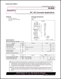 datasheet for 2SJ609 by SANYO Electric Co., Ltd.