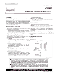 datasheet for LA6538T by SANYO Electric Co., Ltd.