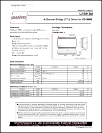 datasheet for LA6542M by SANYO Electric Co., Ltd.