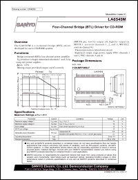 datasheet for LA6545M by SANYO Electric Co., Ltd.