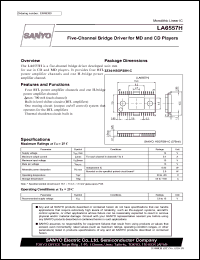 datasheet for LA6557H by SANYO Electric Co., Ltd.