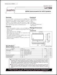 datasheet for LA7780M by SANYO Electric Co., Ltd.