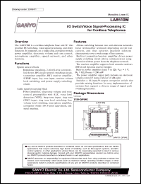 datasheet for LA8519M by SANYO Electric Co., Ltd.