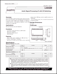 datasheet for LA8520M by SANYO Electric Co., Ltd.