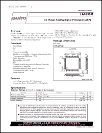 datasheet for LA9250M by SANYO Electric Co., Ltd.