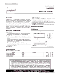 datasheet for LA9520V by SANYO Electric Co., Ltd.