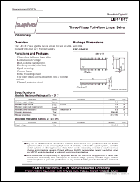 datasheet for LB11817 by SANYO Electric Co., Ltd.