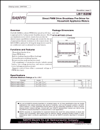 datasheet for LB11820M by SANYO Electric Co., Ltd.