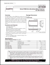 datasheet for LB11823M by SANYO Electric Co., Ltd.