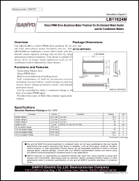 datasheet for LB11824M by SANYO Electric Co., Ltd.