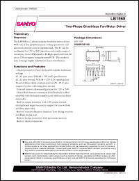 datasheet for LB1868 by SANYO Electric Co., Ltd.