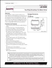 datasheet for LB1868M by SANYO Electric Co., Ltd.