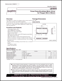 datasheet for LB1876 by SANYO Electric Co., Ltd.