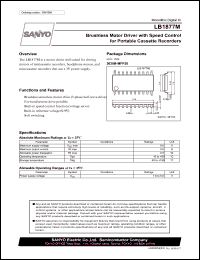 datasheet for LB1877M by SANYO Electric Co., Ltd.