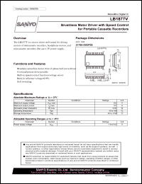 datasheet for LB1877V by SANYO Electric Co., Ltd.