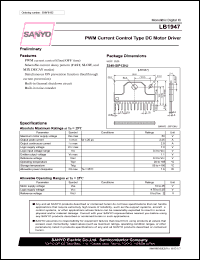 datasheet for LB1947 by SANYO Electric Co., Ltd.