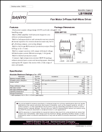 datasheet for LB1966M by SANYO Electric Co., Ltd.