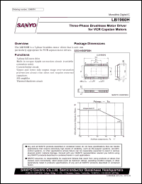 datasheet for LB1980H by SANYO Electric Co., Ltd.