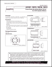 datasheet for LB1987 by SANYO Electric Co., Ltd.