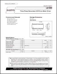 datasheet for LB1989 by SANYO Electric Co., Ltd.