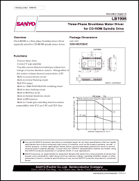 datasheet for LB1998 by SANYO Electric Co., Ltd.