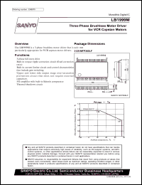 datasheet for LB1999M by SANYO Electric Co., Ltd.