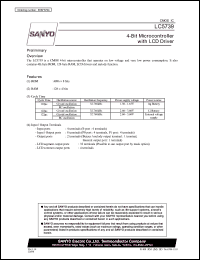 datasheet for LC5739 by SANYO Electric Co., Ltd.