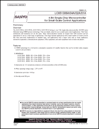 datasheet for LC651301A by SANYO Electric Co., Ltd.