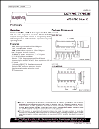 datasheet for LC74793 by SANYO Electric Co., Ltd.