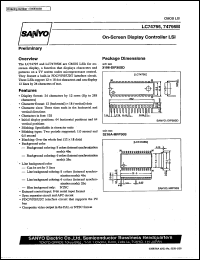datasheet for LC74795 by SANYO Electric Co., Ltd.