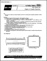 datasheet for LC7565B by SANYO Electric Co., Ltd.