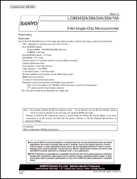 datasheet for LC863424A by SANYO Electric Co., Ltd.