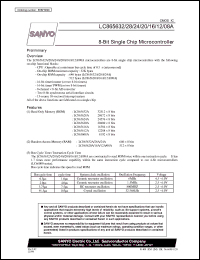 datasheet for LC865608A by SANYO Electric Co., Ltd.