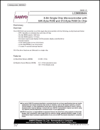 datasheet for LC868364A by SANYO Electric Co., Ltd.