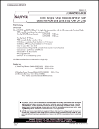 datasheet for LC876580B by SANYO Electric Co., Ltd.