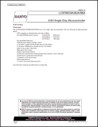 datasheet for LC876696A by SANYO Electric Co., Ltd.
