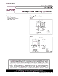 datasheet for 2SK2530 by SANYO Electric Co., Ltd.