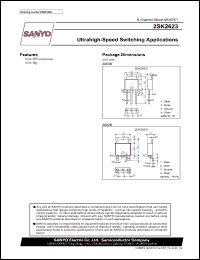 datasheet for 2SK2623 by SANYO Electric Co., Ltd.