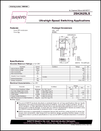 datasheet for 2SK2625LS by SANYO Electric Co., Ltd.