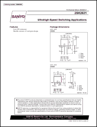 datasheet for 2SK2631 by SANYO Electric Co., Ltd.