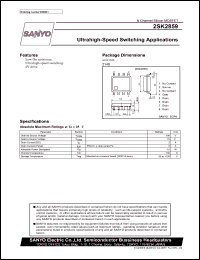 datasheet for 2SK2859 by SANYO Electric Co., Ltd.