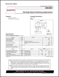 datasheet for 2SK2951 by SANYO Electric Co., Ltd.