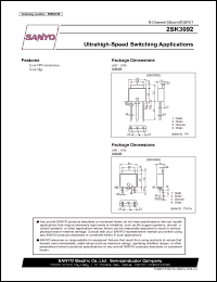 datasheet for 2SK3092 by SANYO Electric Co., Ltd.