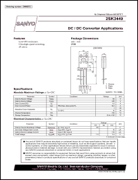 datasheet for 2SK3449 by SANYO Electric Co., Ltd.