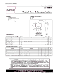 datasheet for 2SK3495 by SANYO Electric Co., Ltd.