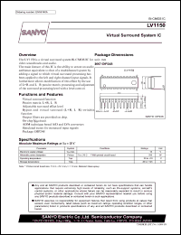 datasheet for LV1150 by SANYO Electric Co., Ltd.