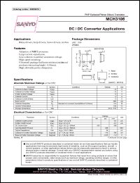 datasheet for MCH3106 by SANYO Electric Co., Ltd.