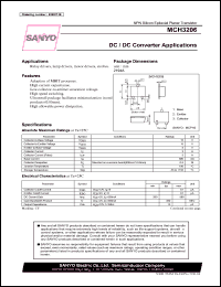 datasheet for MCH3206 by SANYO Electric Co., Ltd.