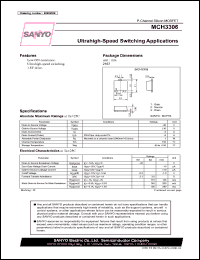 datasheet for MCH3306 by SANYO Electric Co., Ltd.